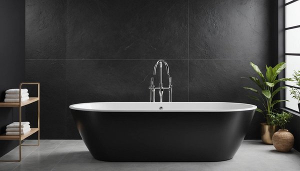 Élevez votre salle de bain avec le robinet baignoire noir thalassor